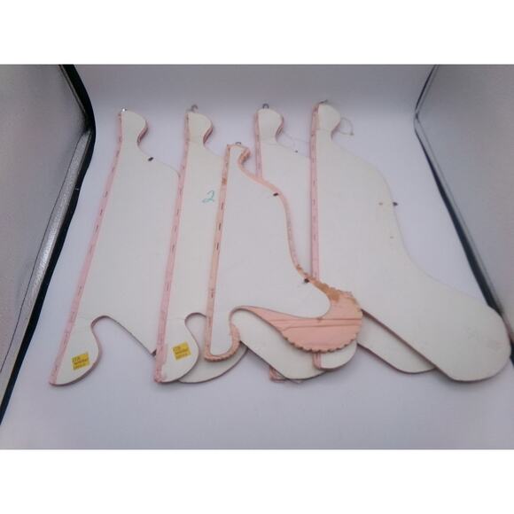 Lot of 5 Vintage Pink Honeycomb Bell Pink Paper Wedding Bells Decorations tissue - Picture 3 of 10